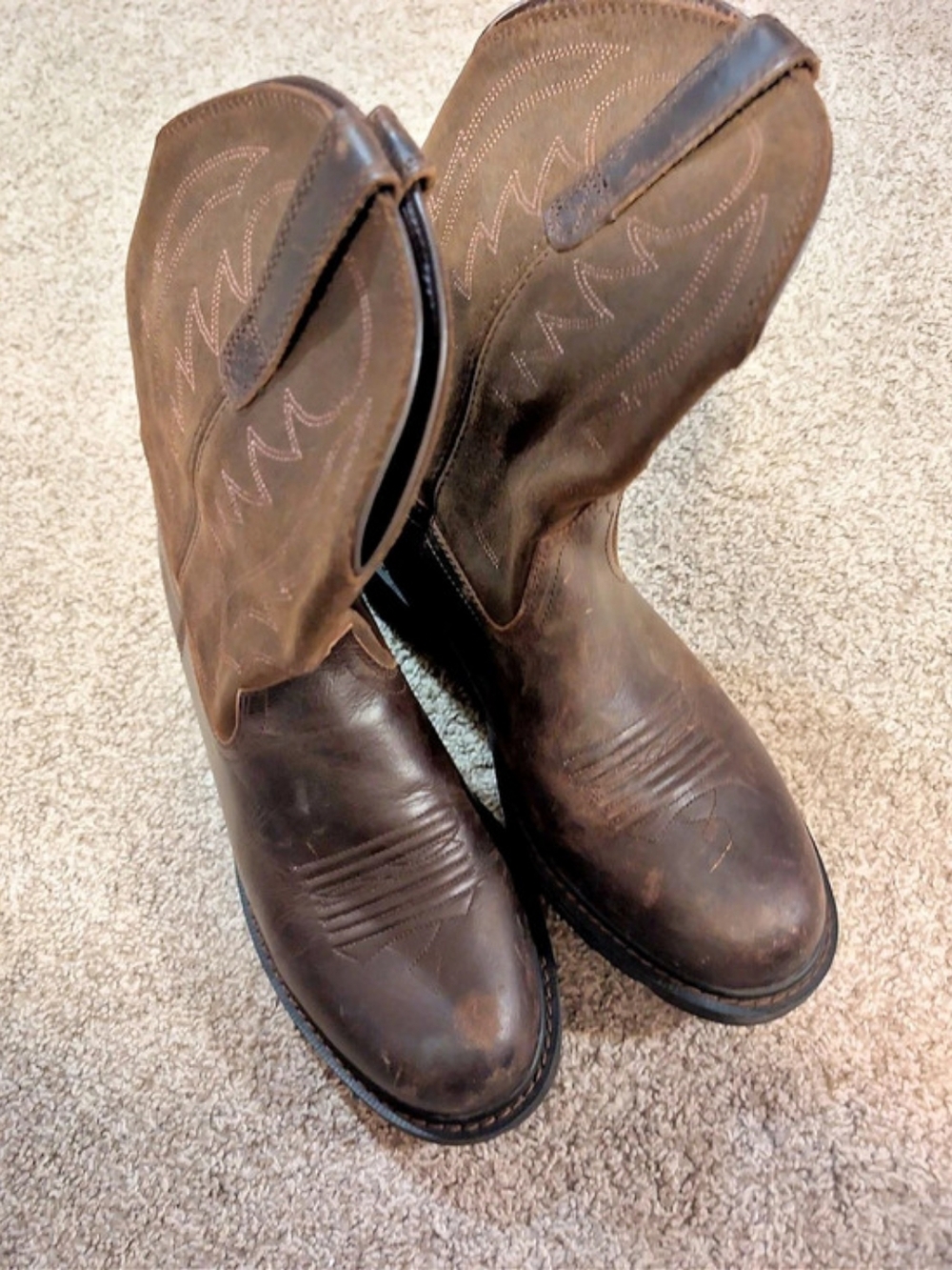 Ariat Groundbreaker Pull-On Work Boot Brown US 11 D